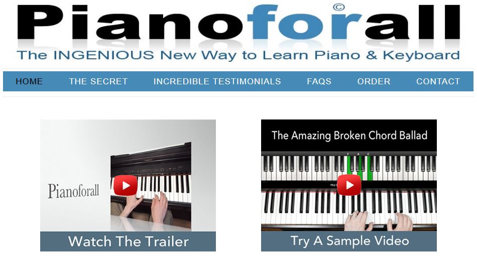 PianoForAll website